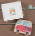 Natural Life Life Is a Journey trinket dish with colourful campervan design and matching gift box — Adventure Awaits