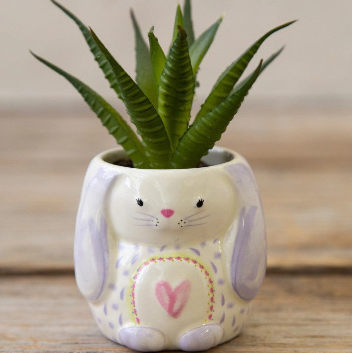 Critter Faux Succulent | Bunny by Natural Life 056