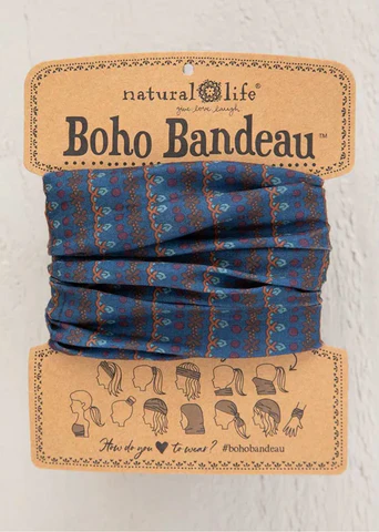 Boho Bandeau Headband | Natural Life | Multi-Way Hair & Neck Wrap