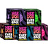 NeeDoh Fuzz Ball sensory toys in purple, green, orange, blue and pink display boxes, Adventure Awaits