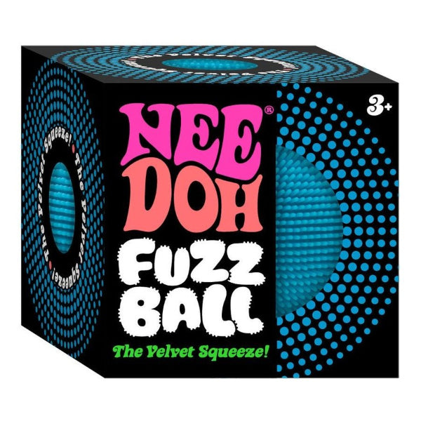 Needoh fuzzball velvet squeeze sensory toy