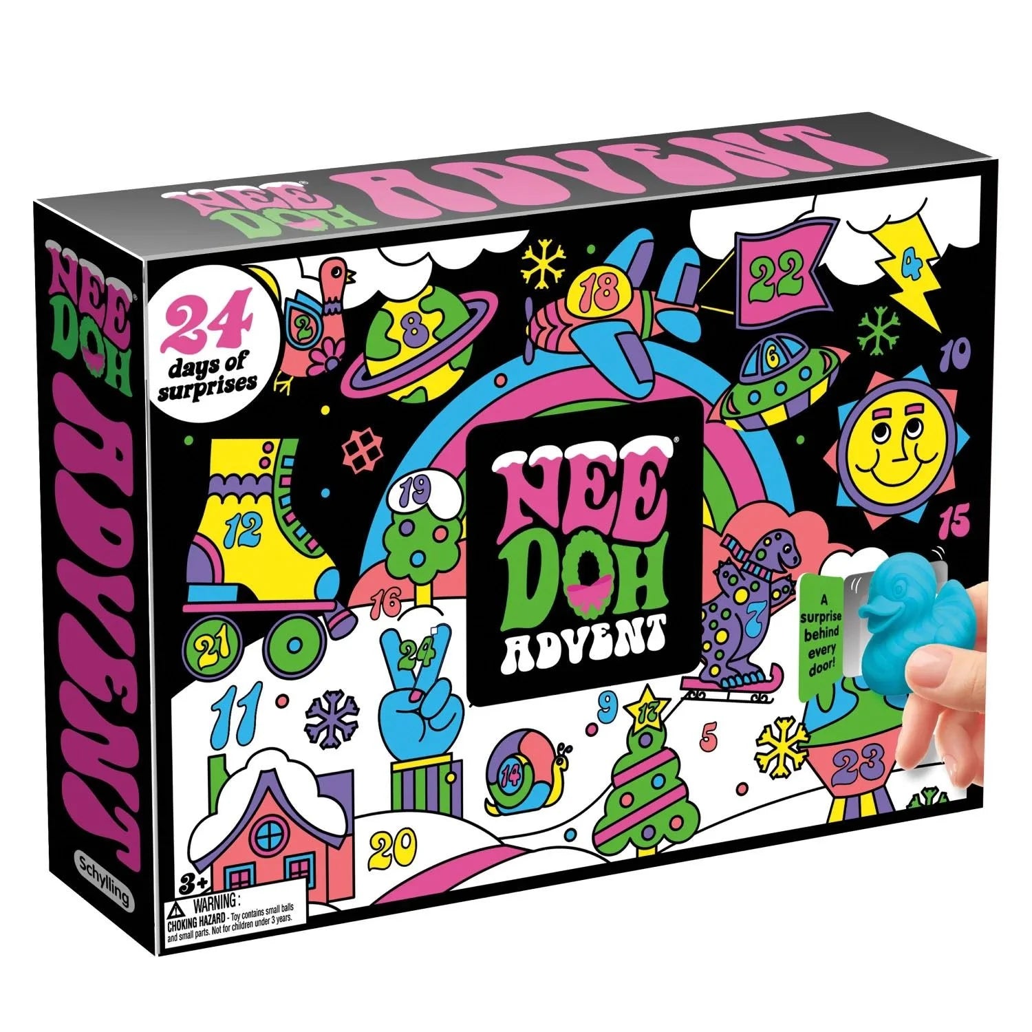 PRE ORDER Schylling NeeDoh | Squishmas Advent Calendar 2026