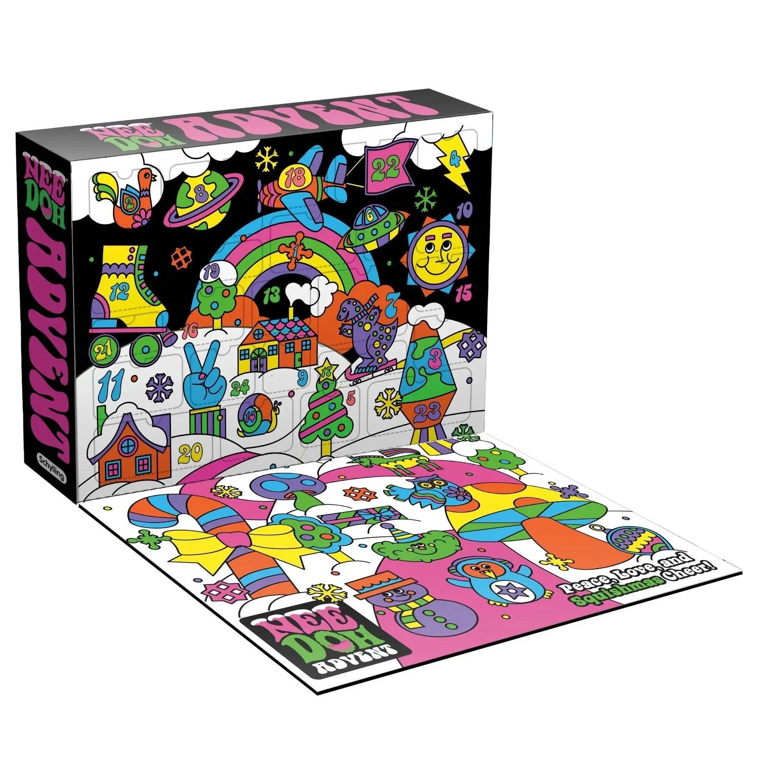 PRE ORDER Schylling NeeDoh | Squishmas Advent Calendar 2026