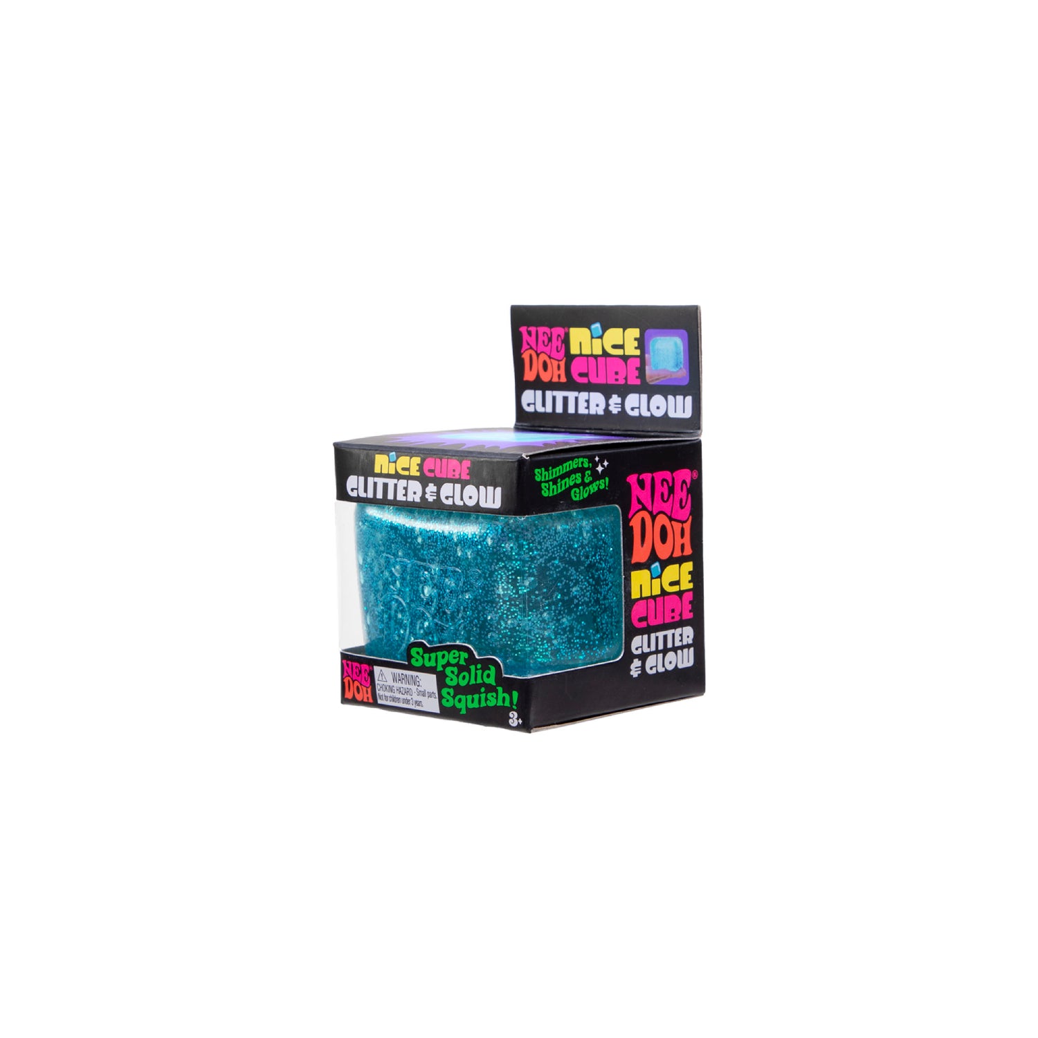 Schylling NeeDoh | Nice Cube Glitter & Glow