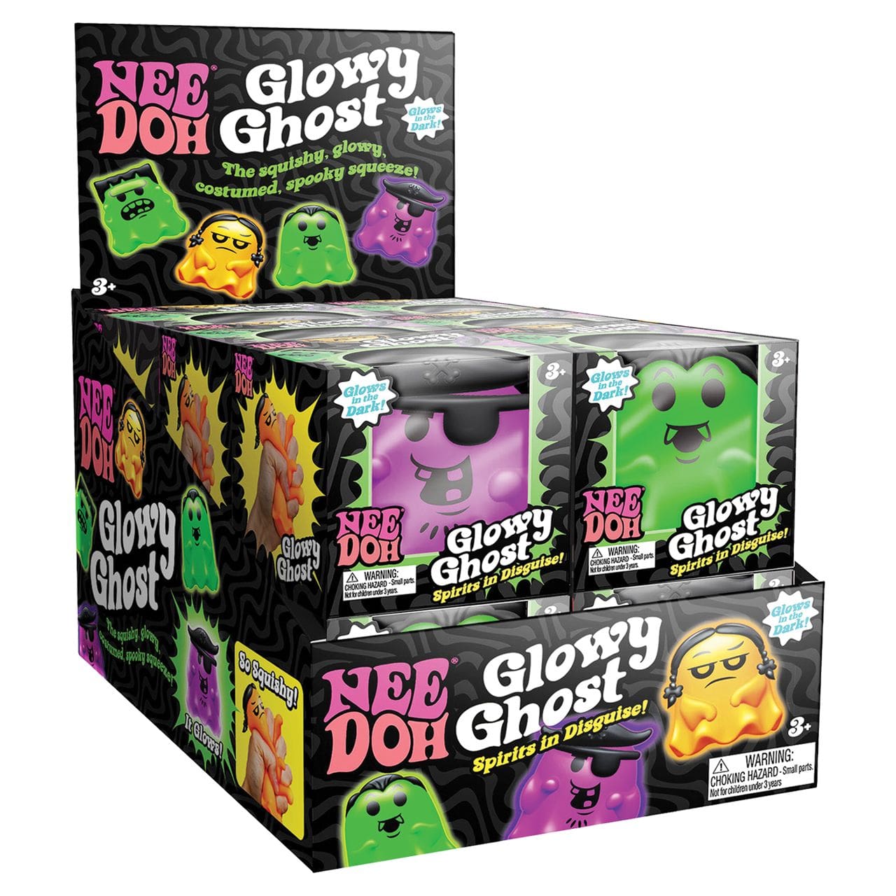 Schylling NeeDoh | Glowy Ghost