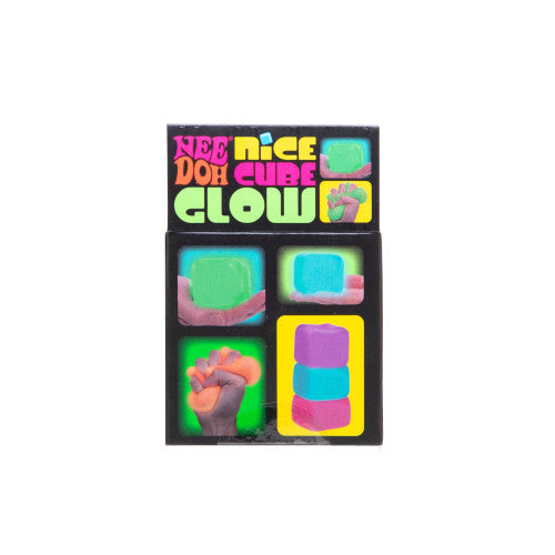 Schylling NeeDoh | Nice Cube GLOW