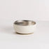Cream baby bowl with stainless steel interior and suction base — Adventure Awaits