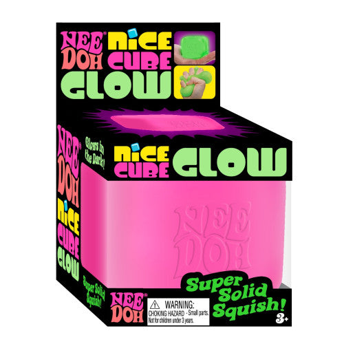 Schylling NeeDoh | Nice Cube GLOW