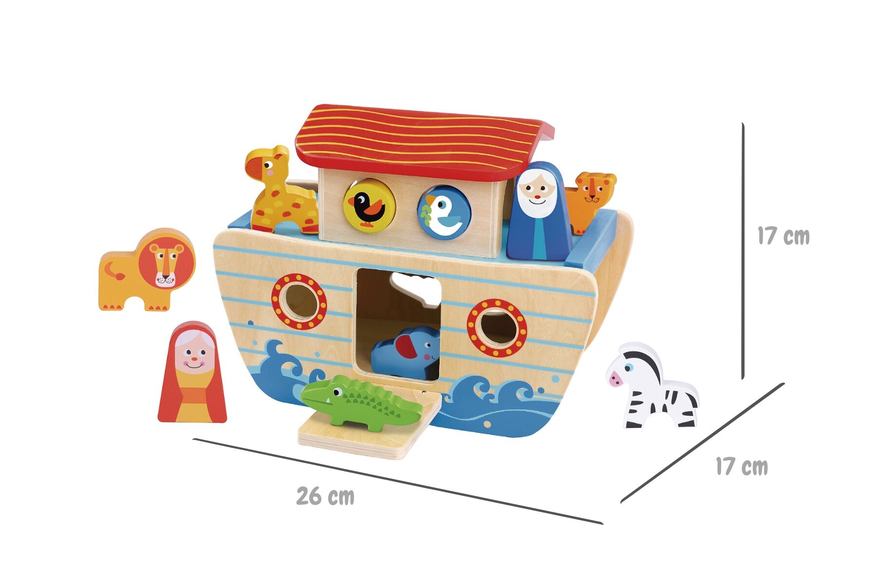 Tooky Toy | Wooden Noah's Ark