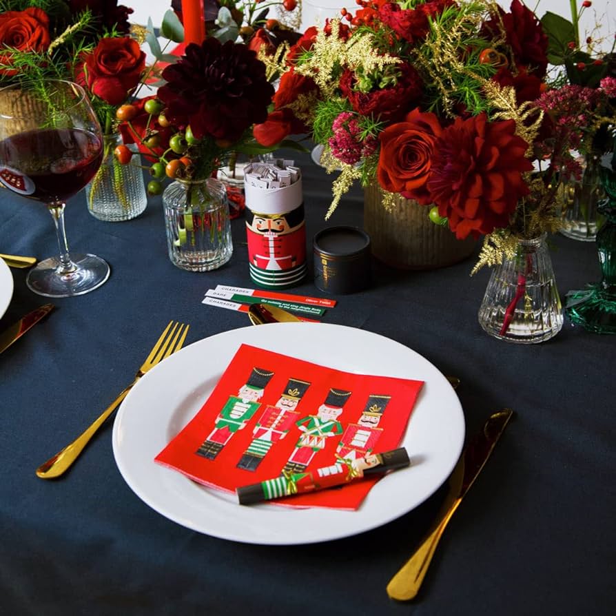Mini Saucer Christmas Crackers | Nutcracker 8pk