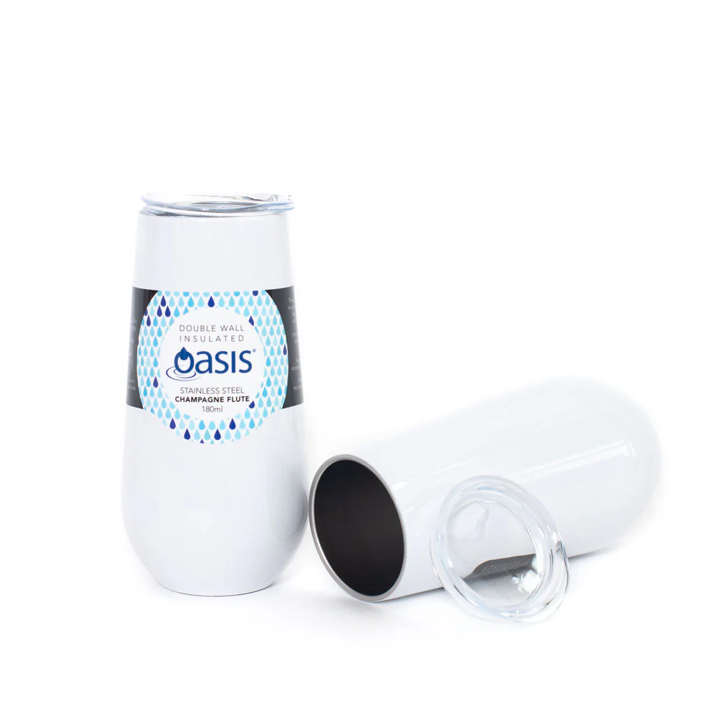 Oasis | Double Walled Insulated Champagne Flute 180ml