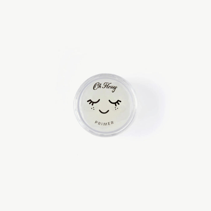 Oh Flossy kids primer pot with cute face design, gentle pretend play makeup base for dress ups Adventure Awaits