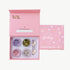 Oh Flossy kids makeup and glitter set in pink box with applicators, fun pretend play gift for kids Adventure Awaits