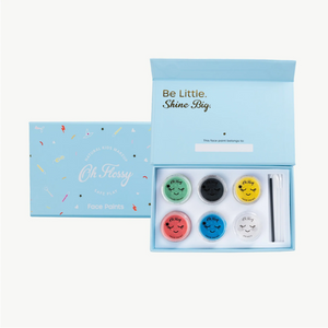 Oh Flossy Natural Face Paint Set | Blue Box