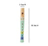 Pastel green wooden piccolo recorder