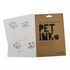 Pet Inkless Print Kit with paw prints on a white card and brown packaging.