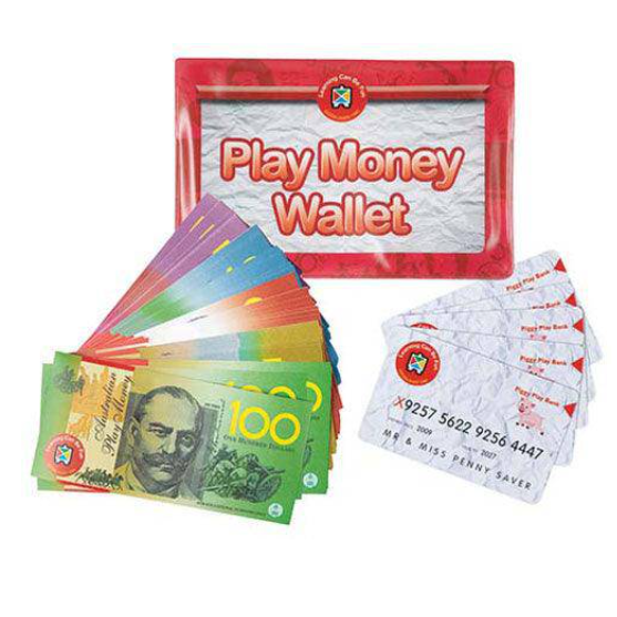 Australian Play Money | Notes, Wallet & Credit Cards