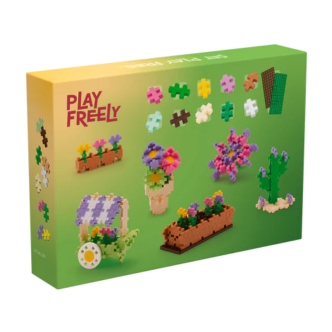 Plus-Plus 600 pcs Learn To Build Flower Shop