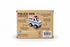 Back of Koala Dream Police Van box showing rear storage door, wooden build and chunky rubber wheels — Adventure Awaits