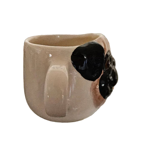 pug mug side view 