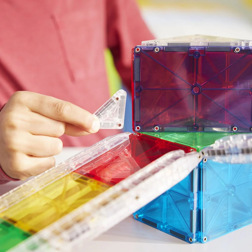 Magna-Tiles | Rail Racers - 33 Pieces