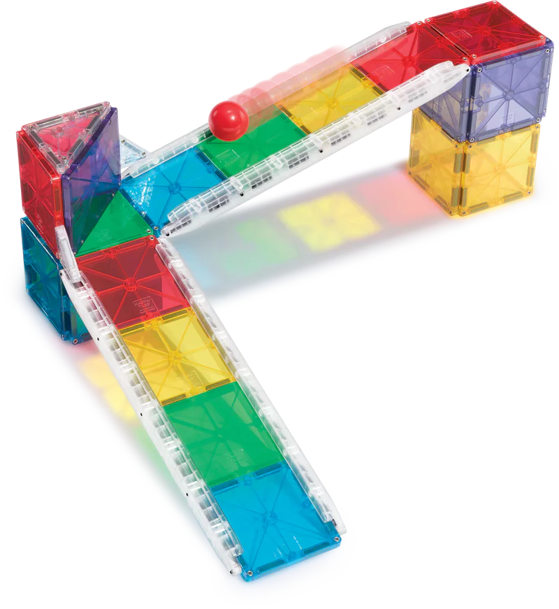 Magna-Tiles | Rail Racers - 33 Pieces