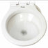 Adventure Awaits portable RV toilet fitted with a biodegradable Squeaky Clean toilet bowl liner