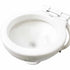 Adventure Awaits portable caravan toilet fitted with a biodegradable Squeaky Clean toilet bowl liner