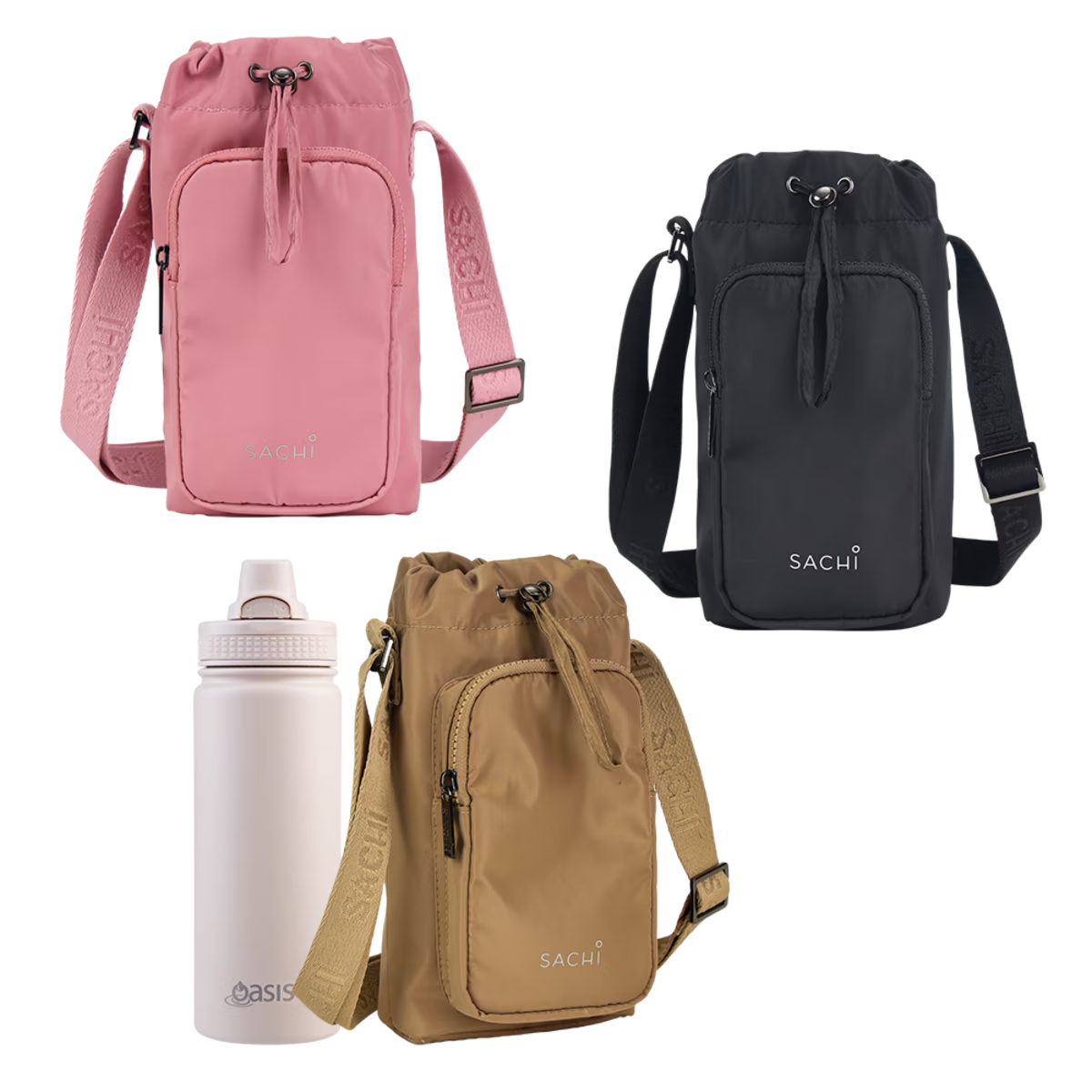 Sachi | Crossbody Insulated Bottle Carrier Bags LITE
