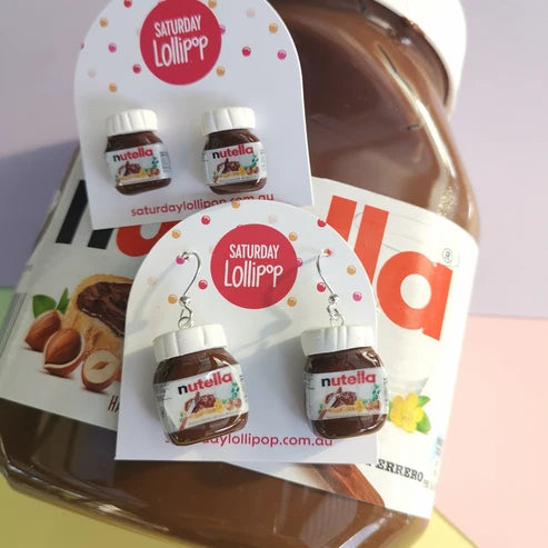 Saturday Lollipop Earrings | Nutella