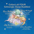 Four Schnorgle Sleep Buddies Rosie, Roary, Lily and Ezra cuddled together on blue background — Adventure Awaits