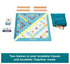 Adventure Awaits Scrabble game set with double sided boards, wooden racks, letter tiles and beginner gameplay mode