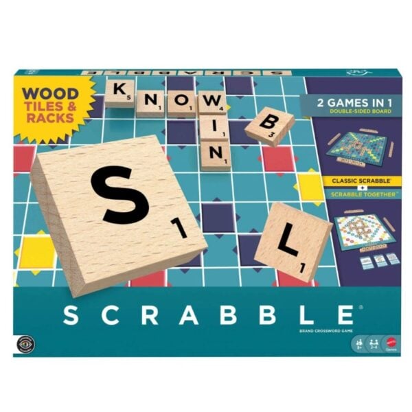 Scrabble | Original Wood Tiles & Racks