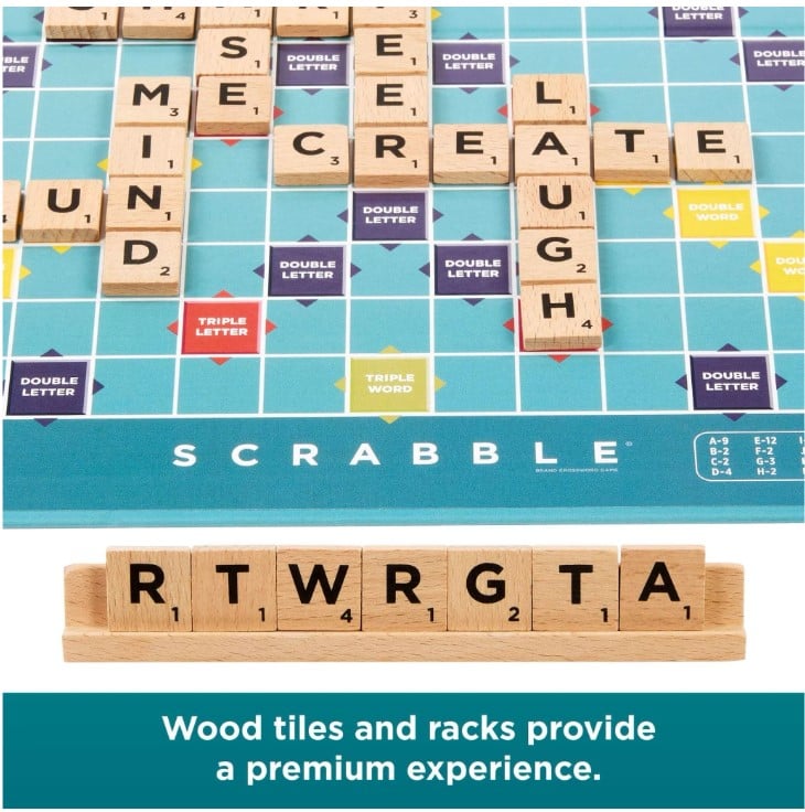 Scrabble | Original Wood Tiles & Racks