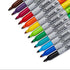 Sharpie fine point permanent markers in assorted bright colours arranged diagonally — Adventure Awaits