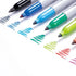 Sharpie permanent markers in blue, teal, green and other colours with matching ink swatches — Adventure Awaits