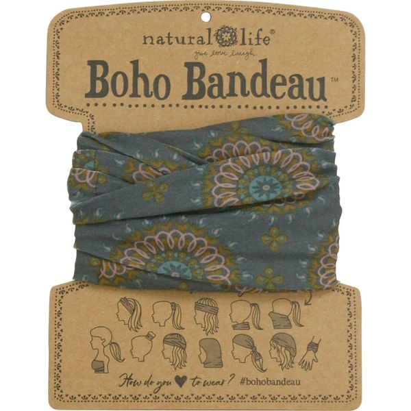 Boho Bandeau Headband | Natural Life | Multi-Way Hair & Neck Wrap