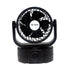 Black portable 12V fan with 'Fa-Tastic' branding on a white background