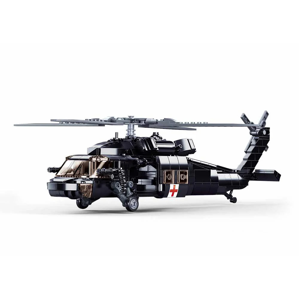 Sluban Bricks - Model Bricks - Helicopter Black Hawk 692 pcs M38-B1012