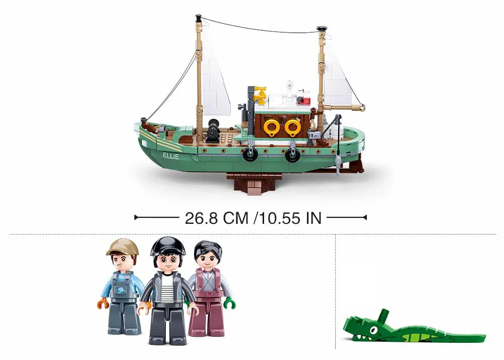 Sluban Bricks - Fishing Boat 610 pcs B1119
