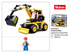 Sluban Bricks | Town Excavator/Lifter B0805