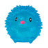 Blue glowing echidna shaped squishy sensory toy with spiky texture and cute cartoon face