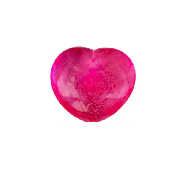 Pink Smooshos super squeeze heart sensory toy with bubble beads — Adventure Awaits