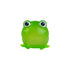 Green mini frog squishy toy with big eyes on white background — Adventure Awaits