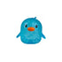 Blue mini penguin squishy toy with orange beak and black eyes on white background — Adventure Awaits