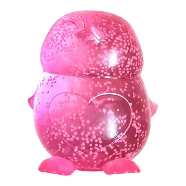 Smooshos glitter glow in the dark penguin sensory toys in pink — Adventure Awaits