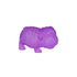 Purple pug squishy toy with textured fur detail on white background — Adventure Awaits