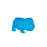 Blue pug squishy toy with textured fur detail on white background — Adventure Awaits