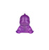 Purple dino squishy toy with translucent soft body on white background — Adventure Awaits