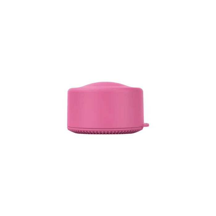 Refillable travel pot in pink, compact container for storing toiletries, creams or cosmetics for organised packing at home or travel Adventure Awaits